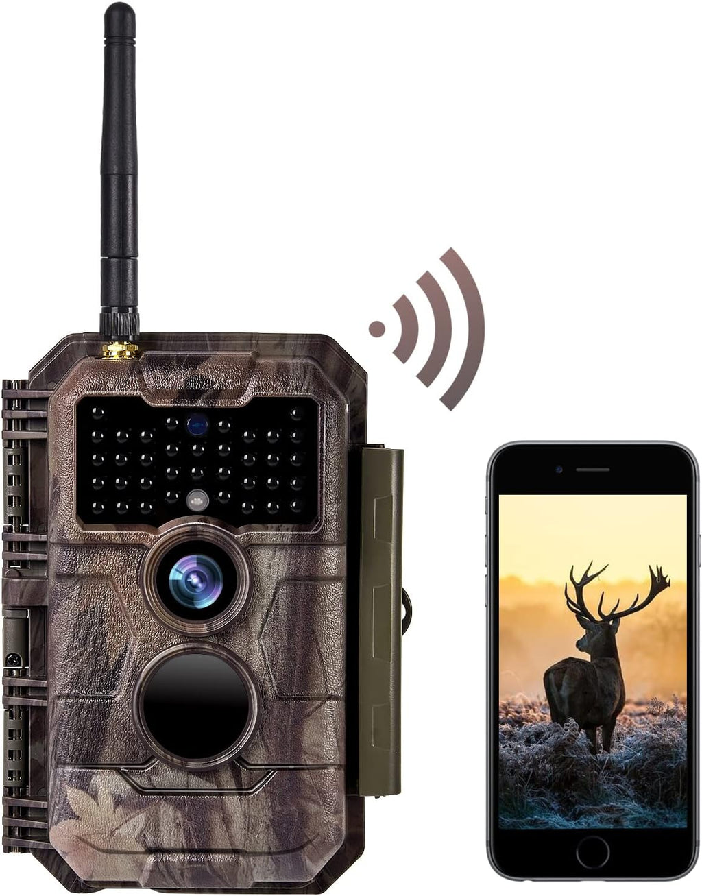 32MP 1296P Wireless Game Trail Camera with WiFi App Control M257