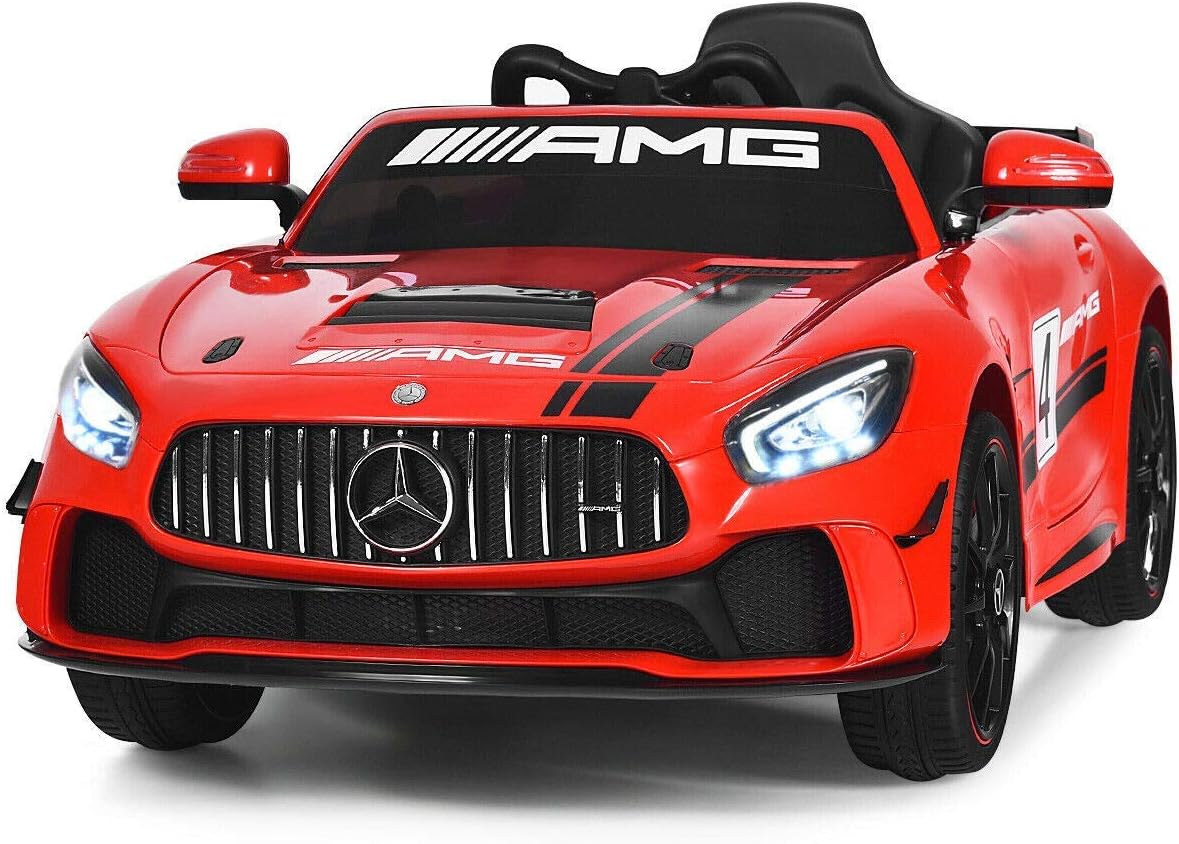 12V Licensed Mercedes Benz AMG GT Electric Ride On Car, Black K12850