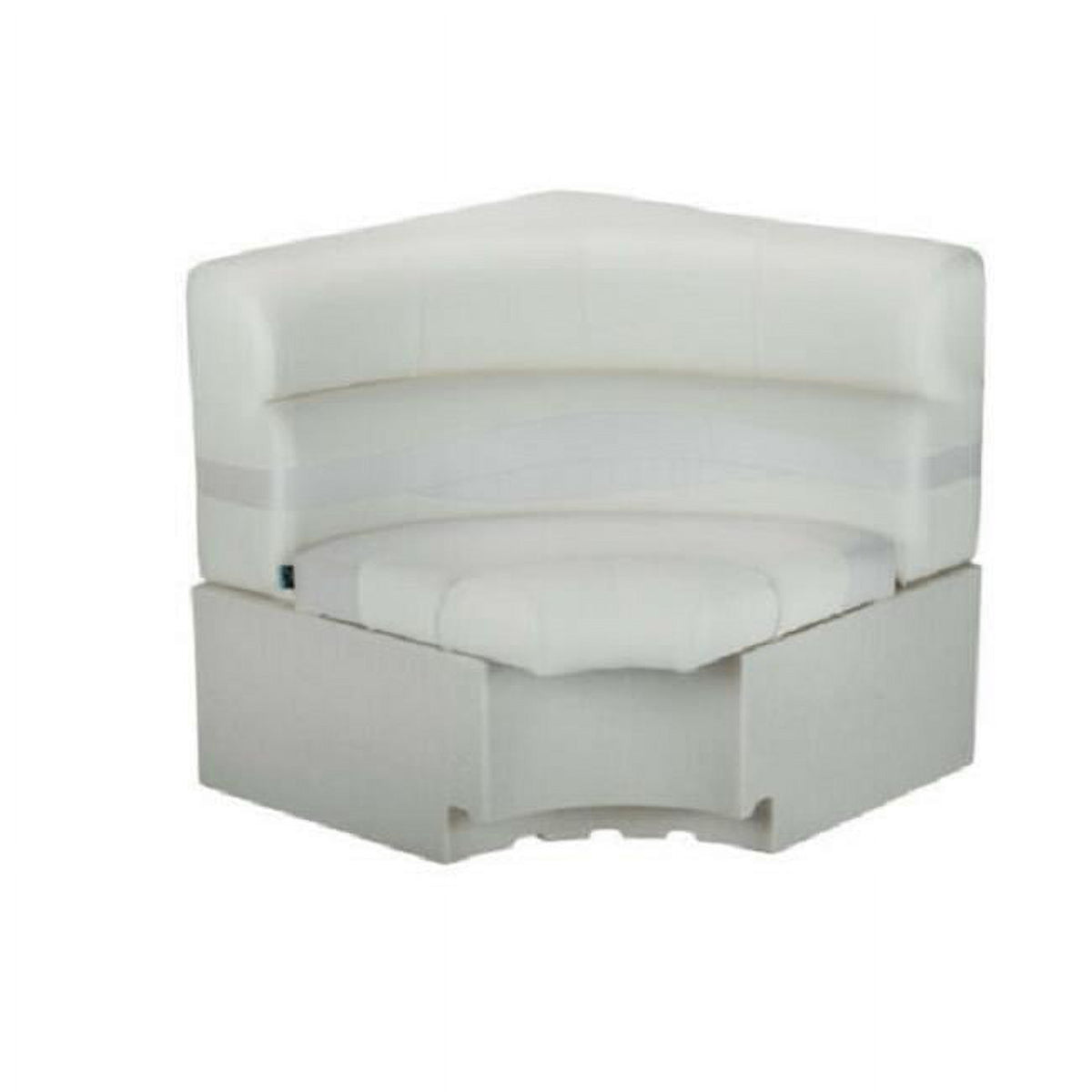 White Square Corner Pontoon Seat C95625