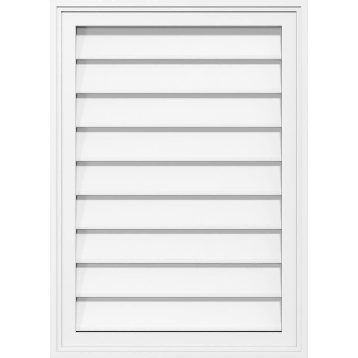 PVC Gable Vent with Brickm D4743