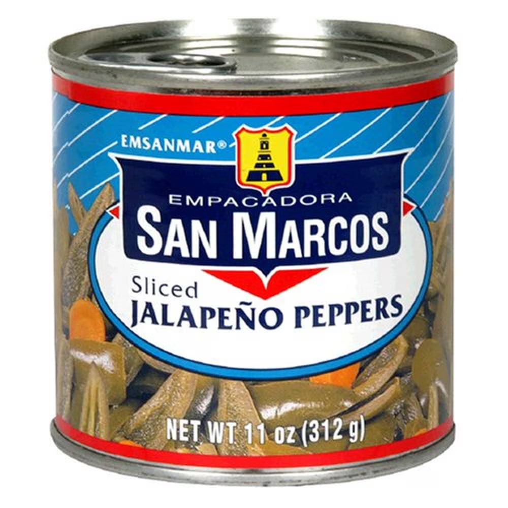 Sliced Jalapeno Peppers, 11-Ounce Can (Pack of 4) H135