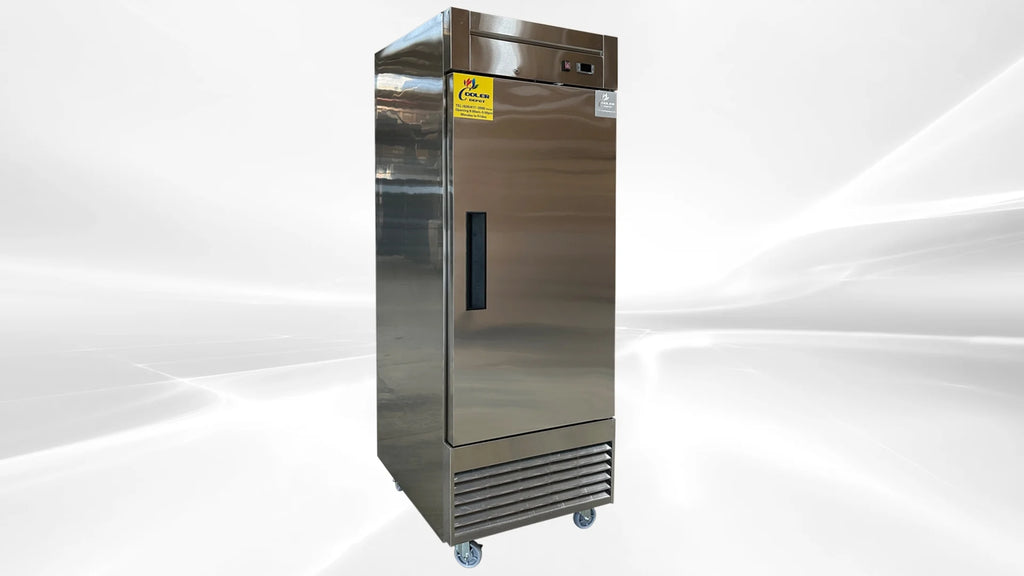 Commercial Upright Reach-in Freezer in Stainless Steel Y55240