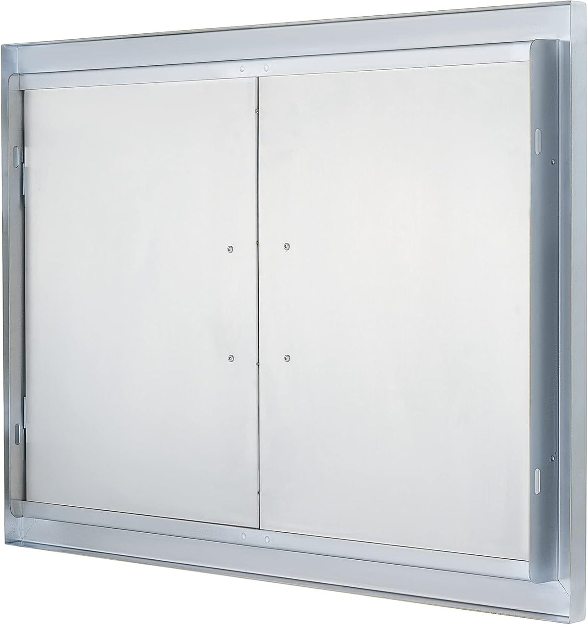 28 W x 19 H Weatherproof 304 Stainless Steel Double Access Door P980094