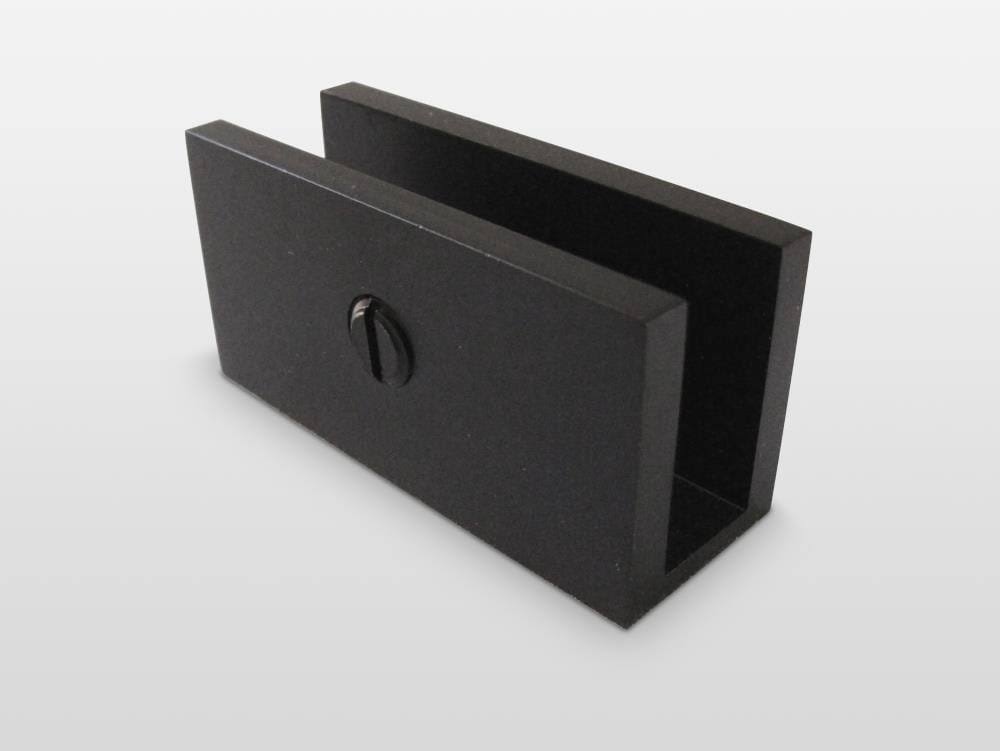 26.5x22 x 78x22 Frameless Fixed Glass Panel Oil Rubbed Bronze T7126