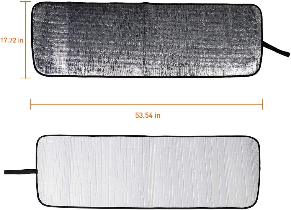 Silver Aluminum Foil Windshield Sun Shade L720120