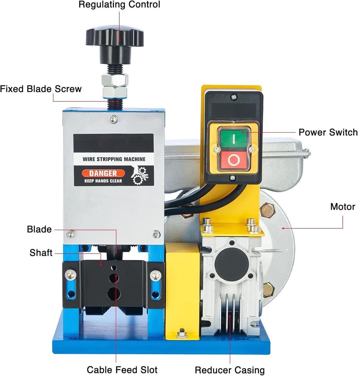 Automatic Electric Wire Stripping Machine for Scrap Copper Recycling J829987