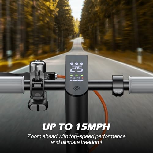 Electric Scooter with 15.5 Mph Top Speed, Front Dual Suspension G68224