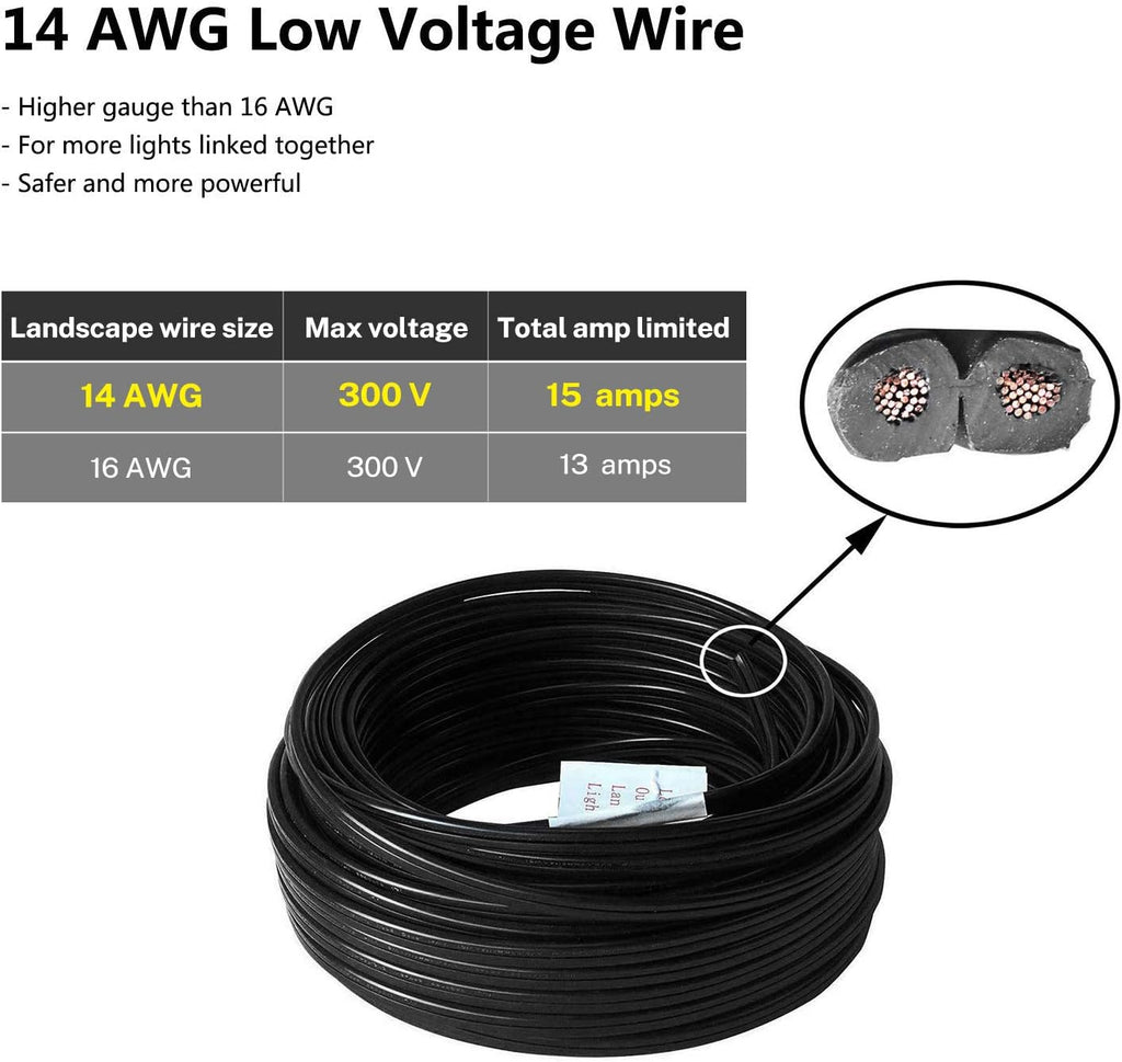 14/2 Low Voltage Landscape Wire 200 Feet T92410