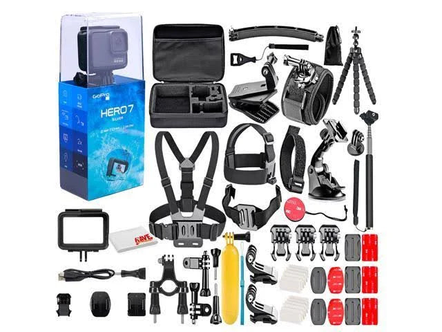 4K Waterproof Action Camera with 50 Piece Accessory Kit O9641