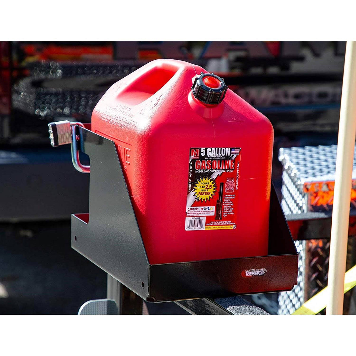 Locking GAS Can Rack C7018