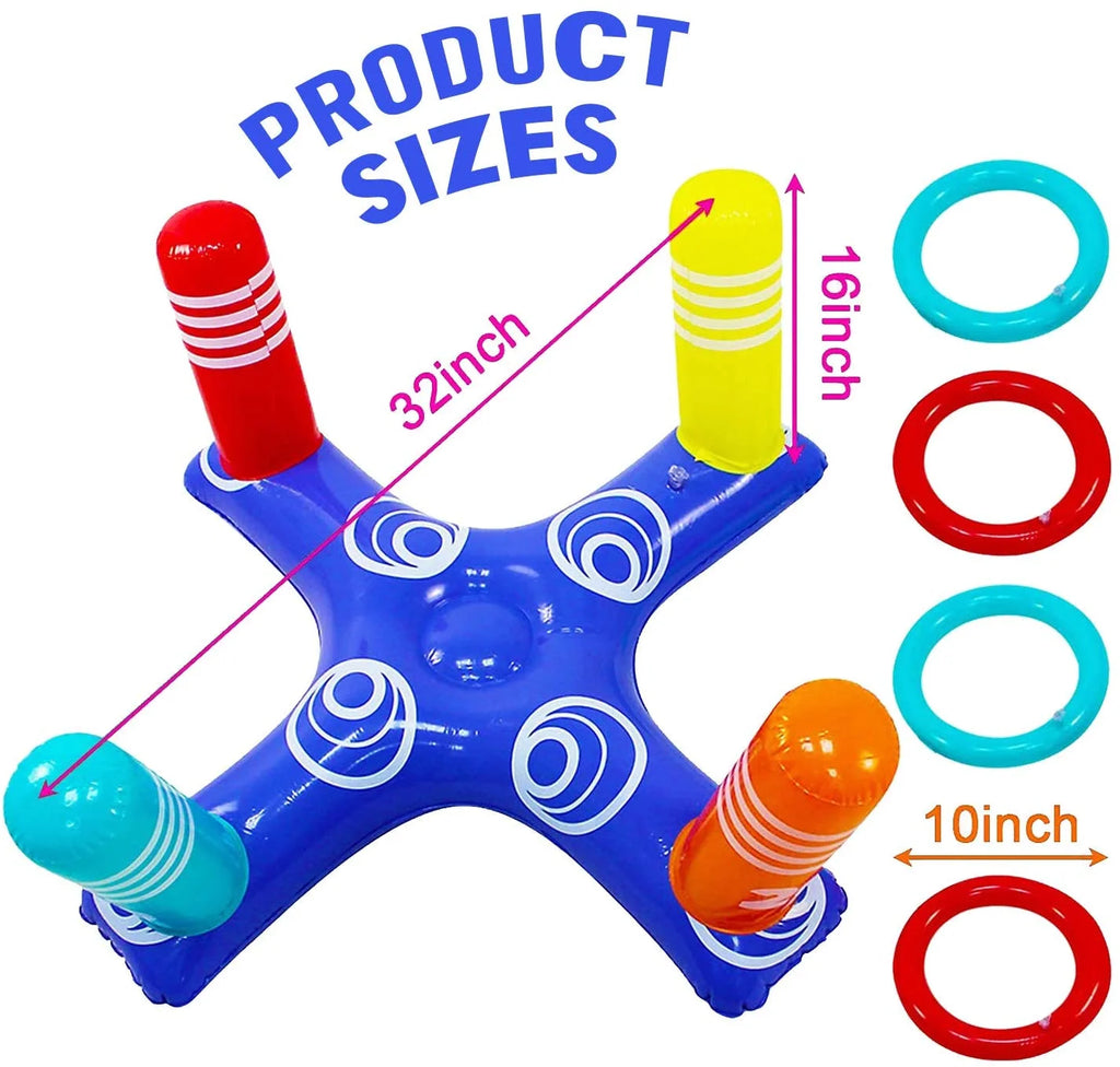 Pool Ring Toss Game with 4 Rings B2502