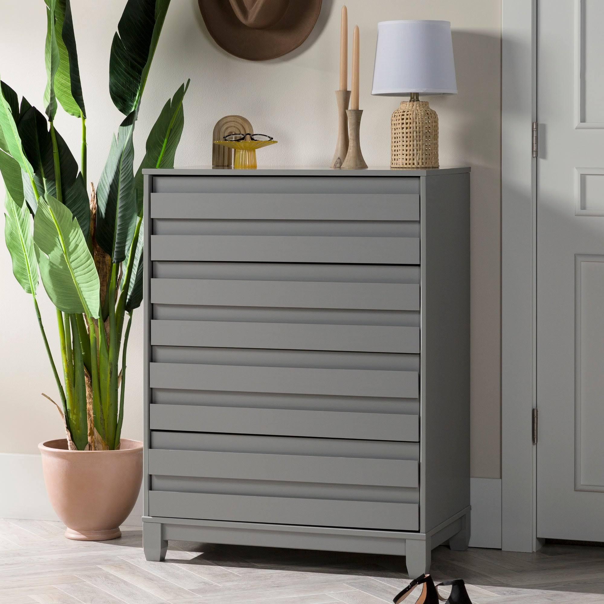 Black 4-Drawer Chest O915