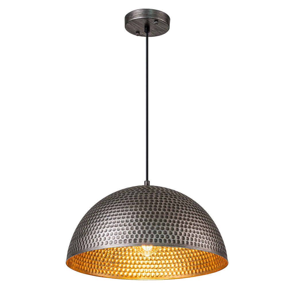 Hammered Antique Dome Industrial Pendant M288177