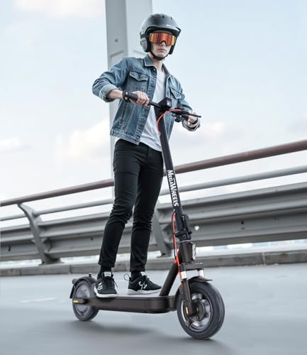 Electric Scooter with 15.5 Mph Top Speed, Front Dual Suspension G68224