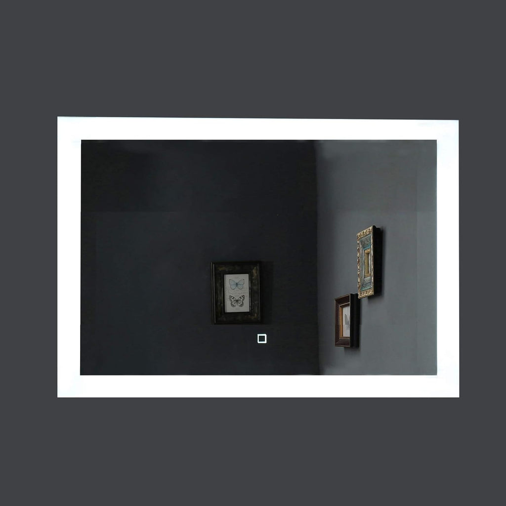 Dimmable LED Bathroom Mirror Wall Mounted Vanity Mirror with Touch Button M304