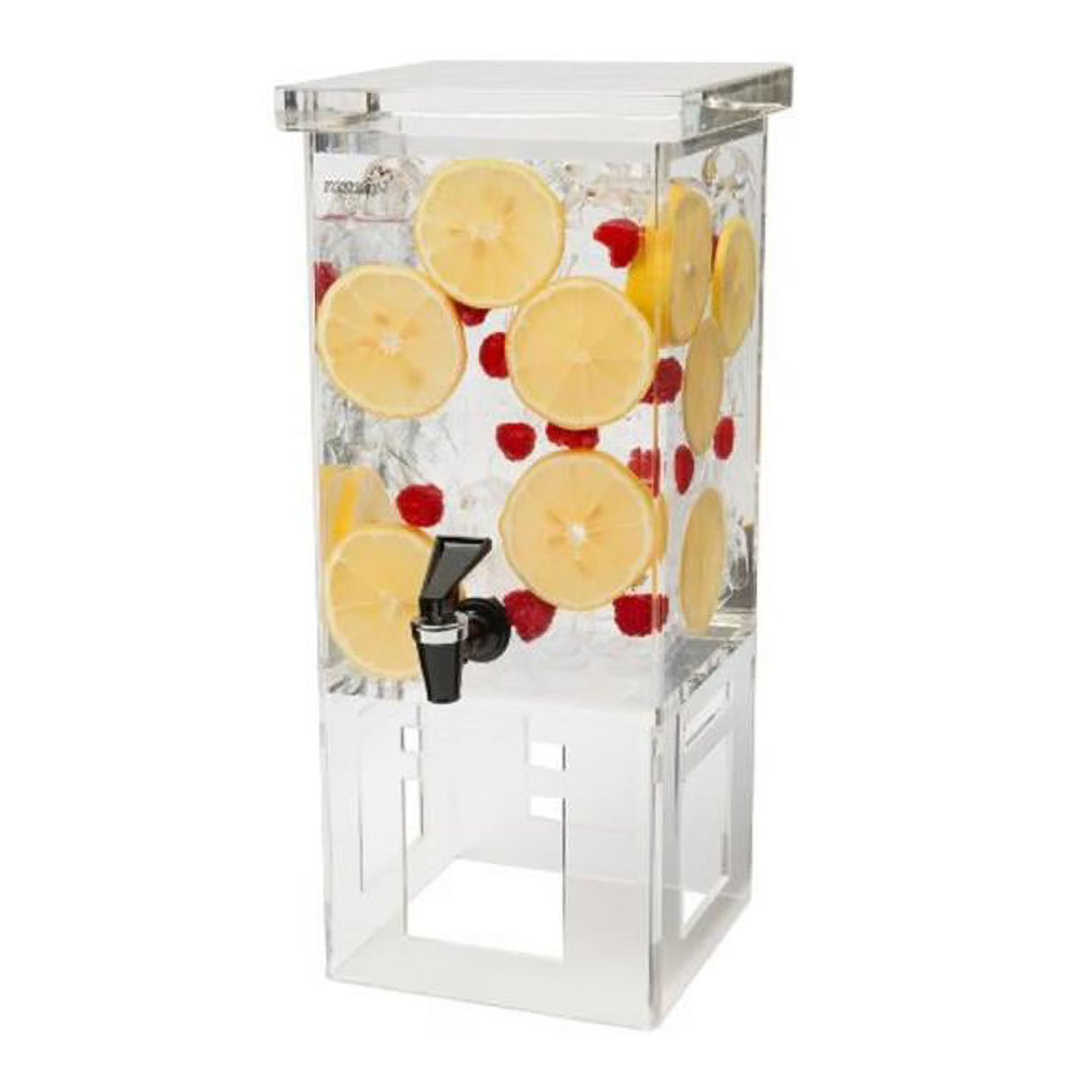 Acrylic Rectangle Beverage Dispenser, 1-Gallon E2497
