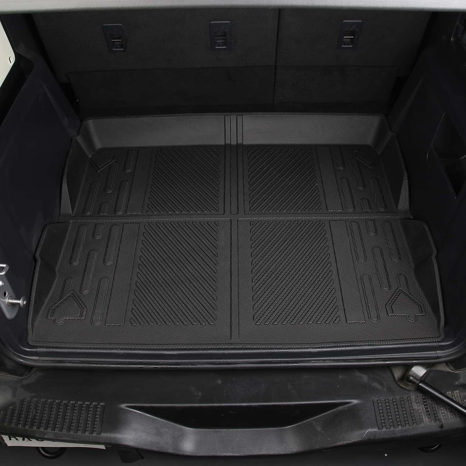 All Weather Rear Cargo Trunk Floor Mat Pack of 2 C10430