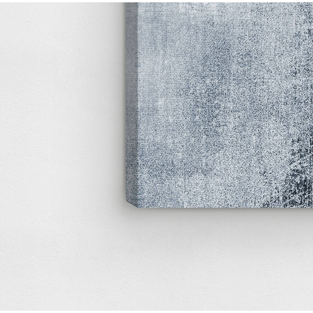 Blue Down The River Abstract Canvas L214