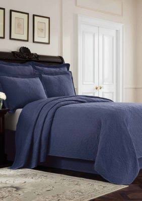 King Blue Coverlet M260