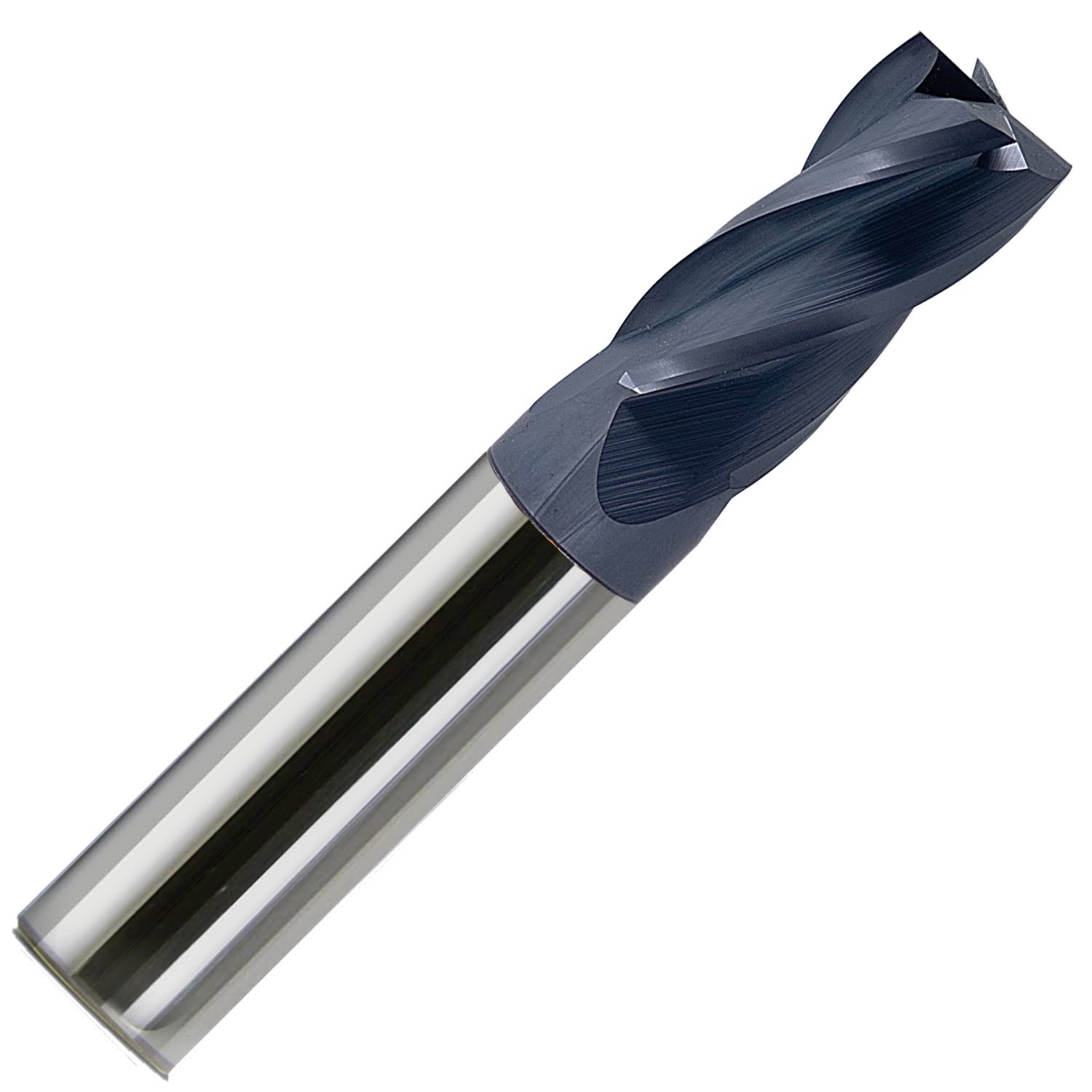 5/8x22 Diameter Square End 4 Flute AlTiN Coated Carbide End Mill B19760