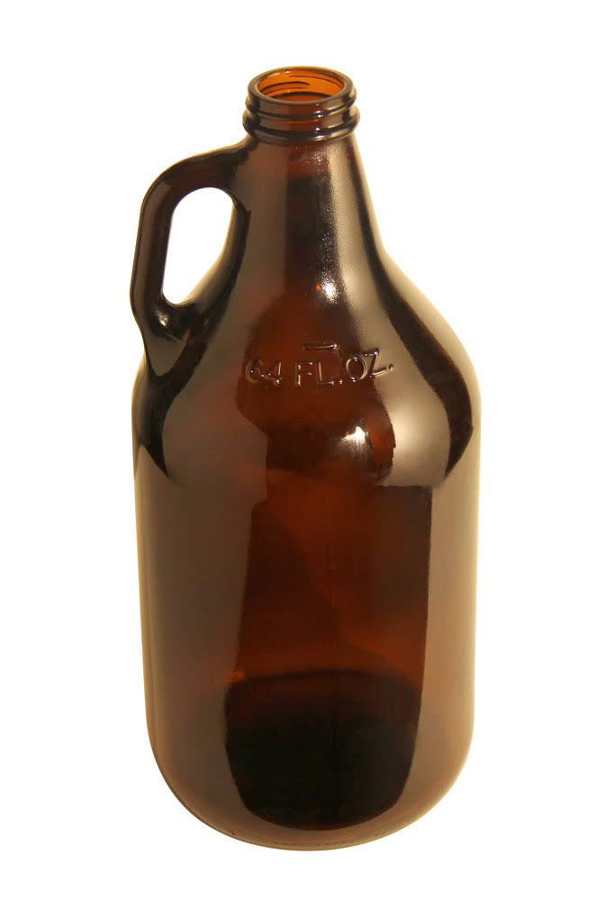 64 oz. Amber Glass Beer Growlers R44553
