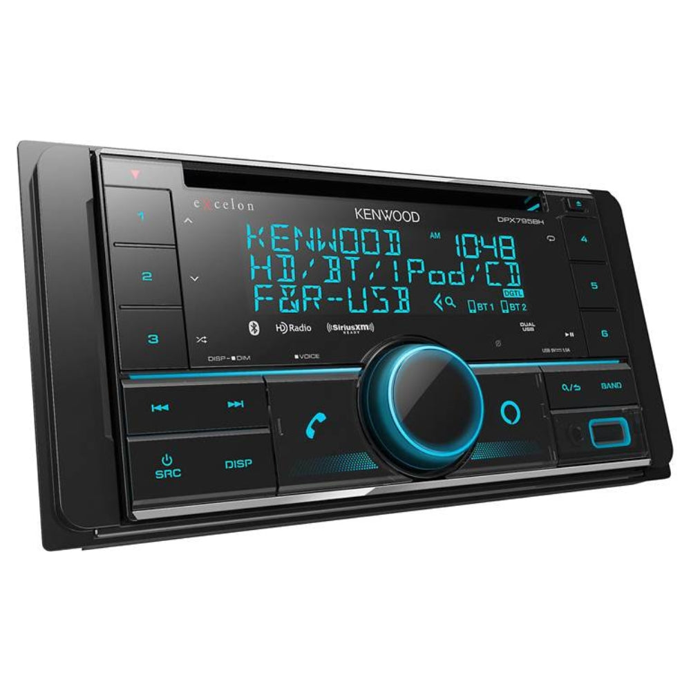 Dual Din CD Receiver with Bluetooth D467