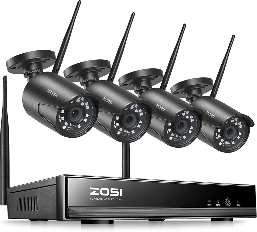 1080P Wire Free Rechargeable Battery Powered Camera with Solar Panel, 2-Way Audio, Pack of 2 Z728