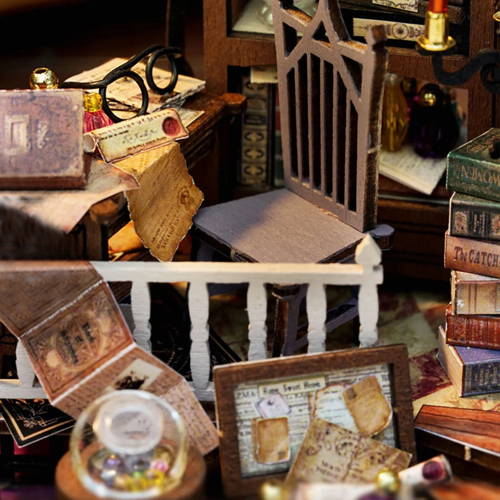DIY Miniature Dollhouse Kit with LED A874199