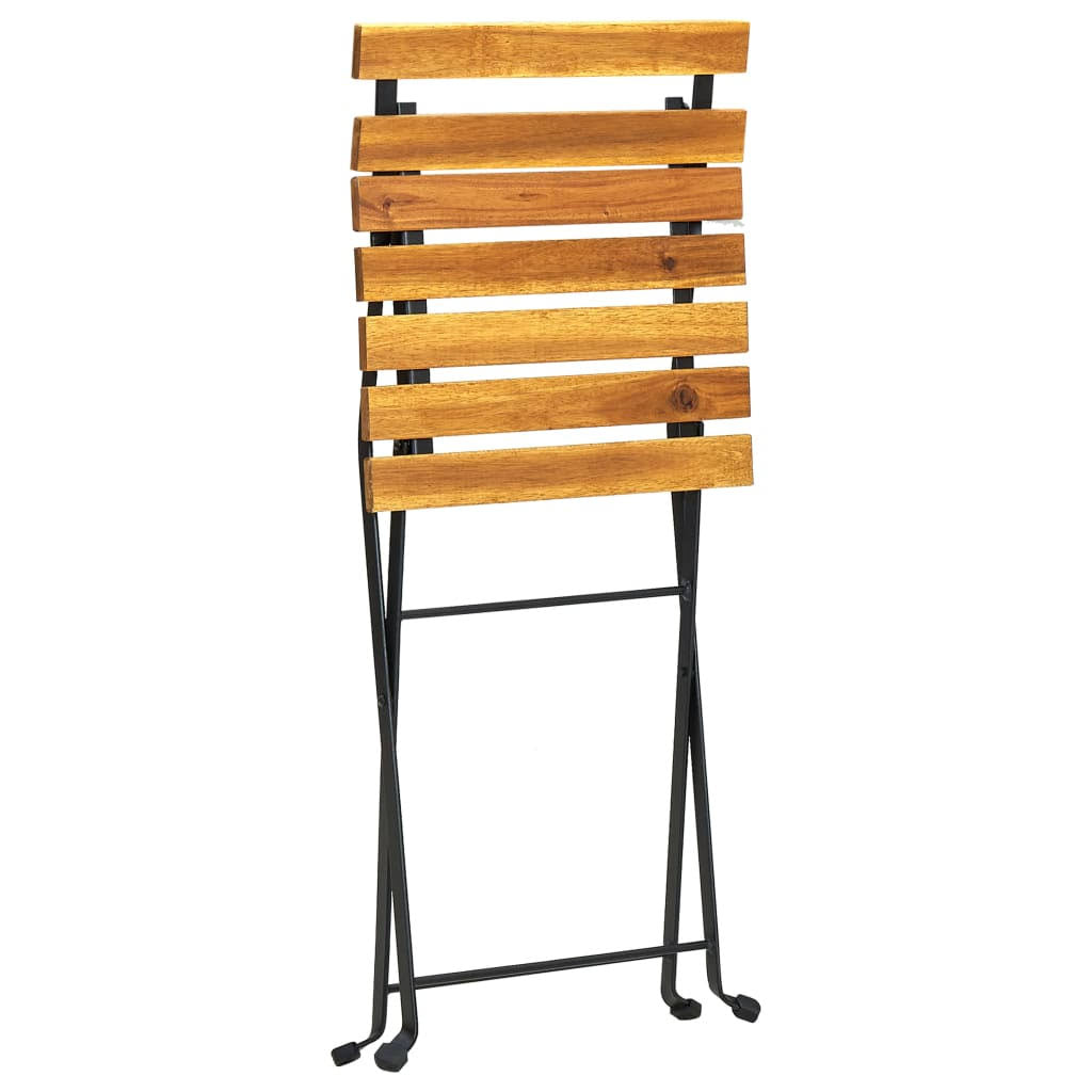 3 Piece Folding Bistro Set Solid Acacia Wood U8824