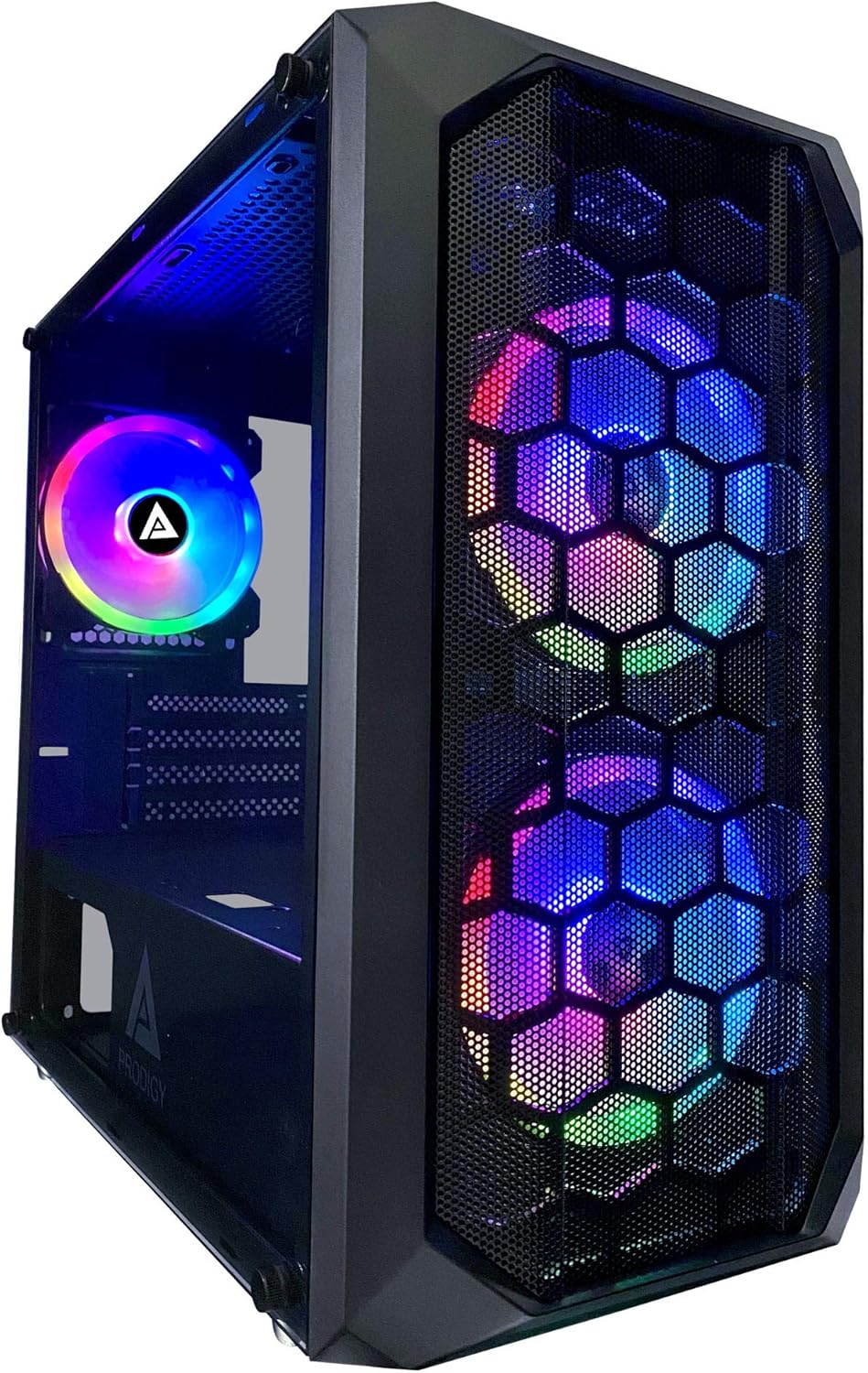 Pink Micro-ATX Gaming Case with Tempered Glass Panel G6173