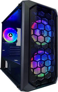 Pink Micro-ATX Gaming Case with Tempered Glass Panel G6173