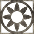 30x22OD x 10 3/8x22ID x 1x22P PVC Pierced Ceiling Medallion O311923