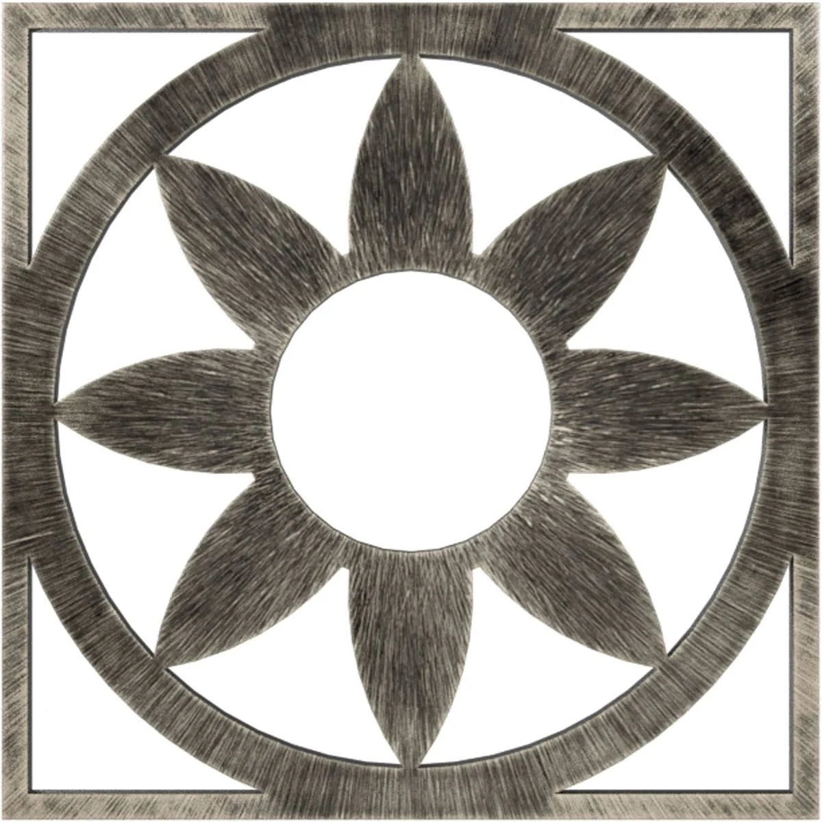 30x22OD x 10 3/8x22ID x 1x22P PVC Pierced Ceiling Medallion O311923