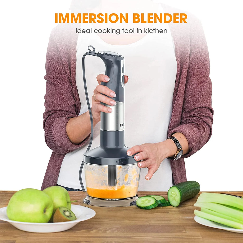 800W Stainless Steel Hand Blender with Turbo Mode F31215