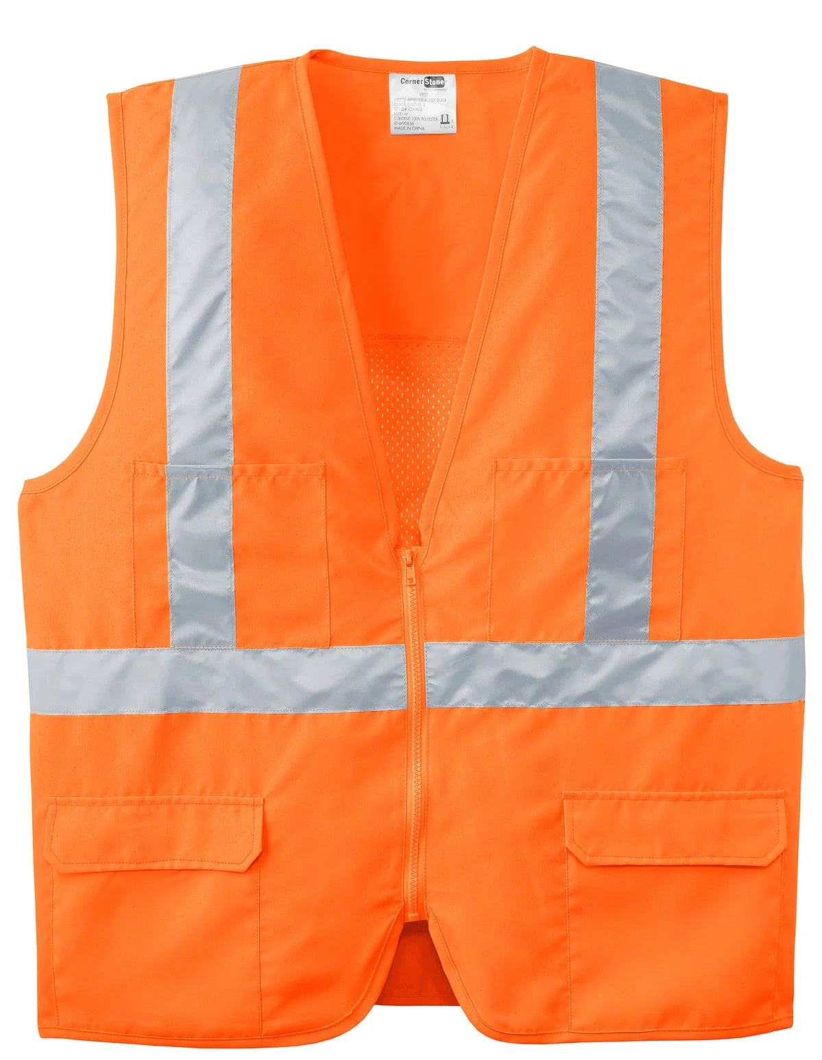 ANSI 107 Class 2 Mesh Back Safety Vest T27258