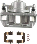 Disc Brake Caliper Assembly with Bracket Compatible with Honda Accord V6 3.0L 2003-2007 Front Right Passenger Side Pack of 2 J66350