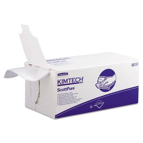 1/4 Fold White Wipers, 100/Box, 4/Carton C187026