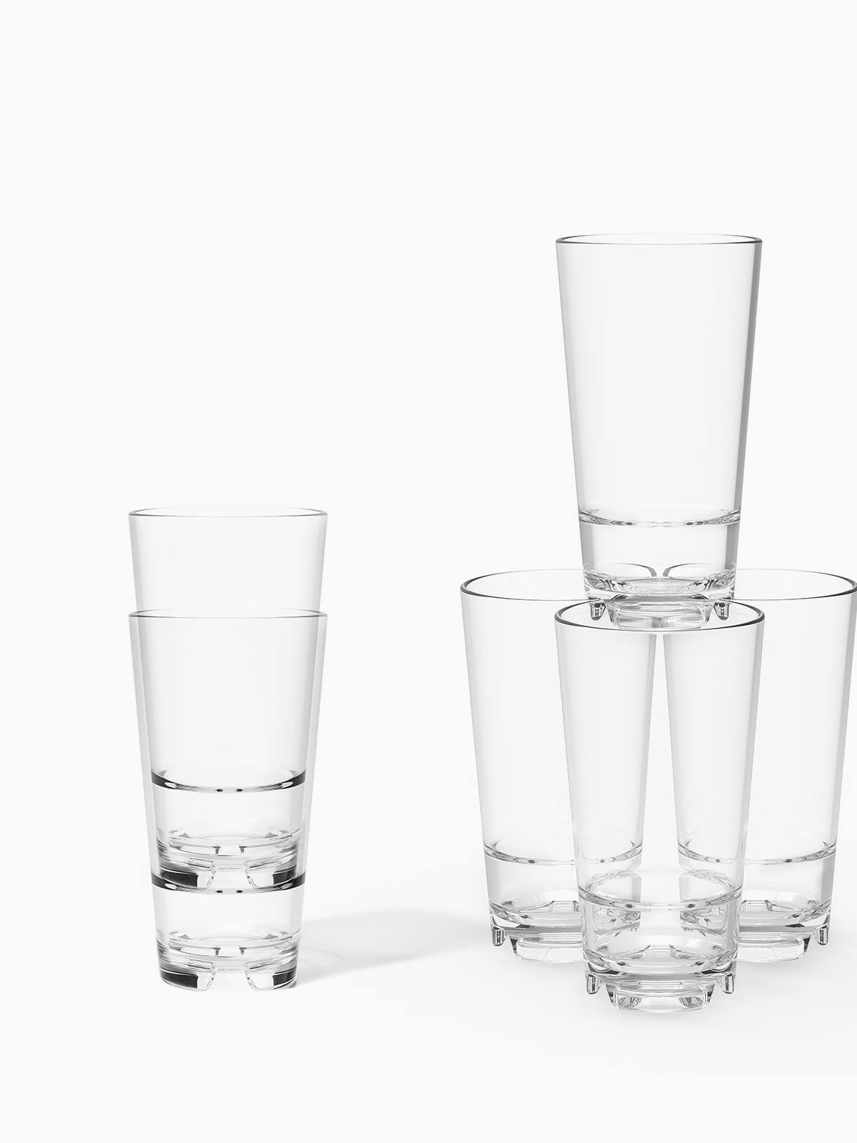16oz Stacking Pint, Set of 24, Dishwasher Safe J5505