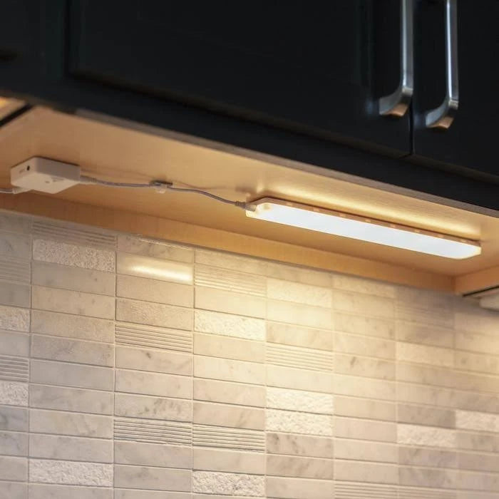 12 inch LED Under Cabinet Light Kit with 6 Bars and Remote Control, White A54573