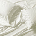 King / Ivory Striped Sheet Set K1151