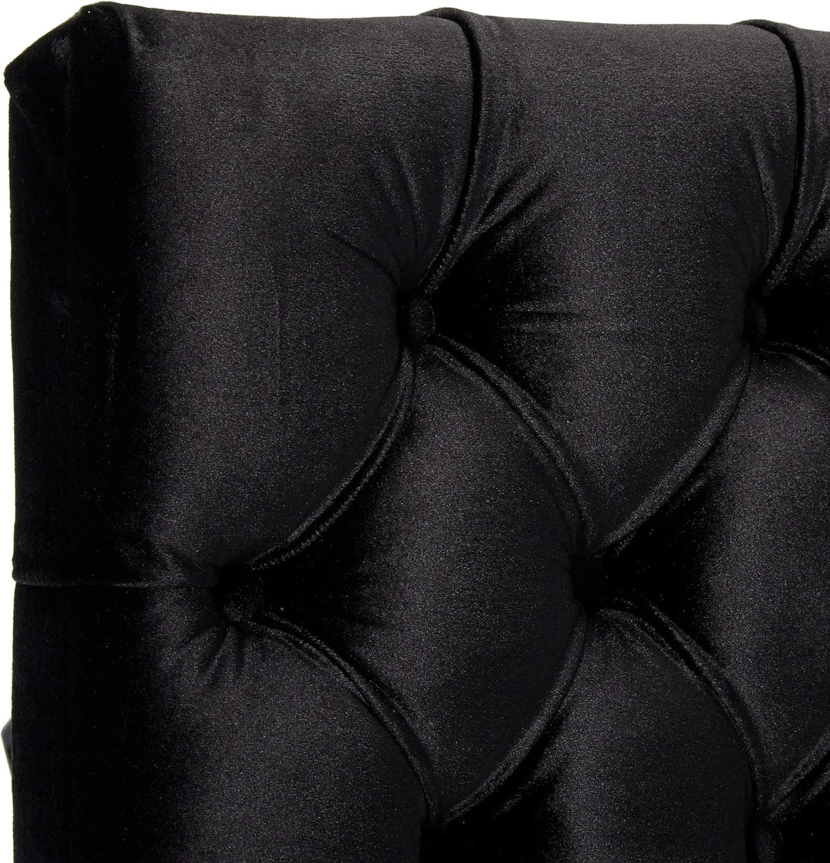 Tufted Velvet Headboard, King / Cal King, Cobalt / Black K605560