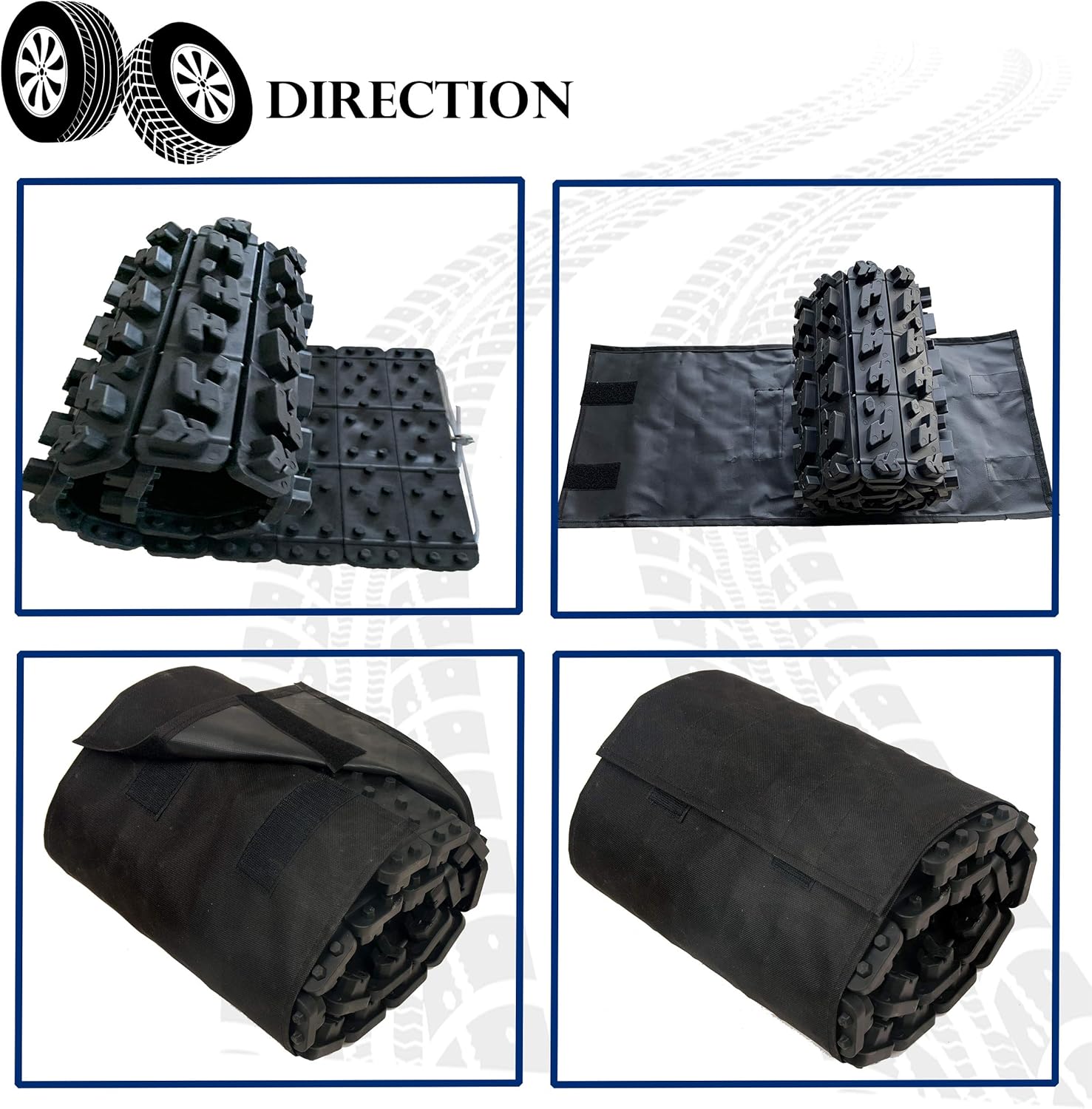 Tire Traction Mat, 39.3 Inch, Pack of 2 E92711