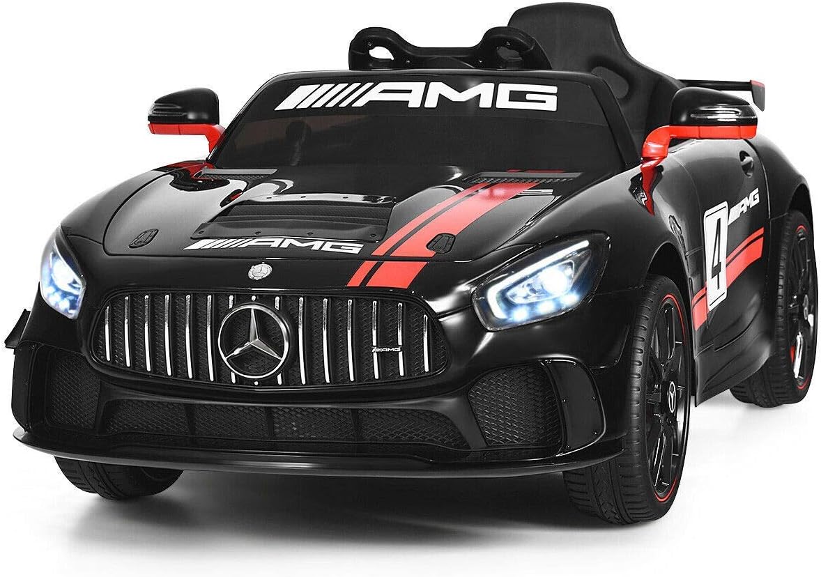 12V Licensed Mercedes Benz AMG GT Electric Ride On Car, Black K12850