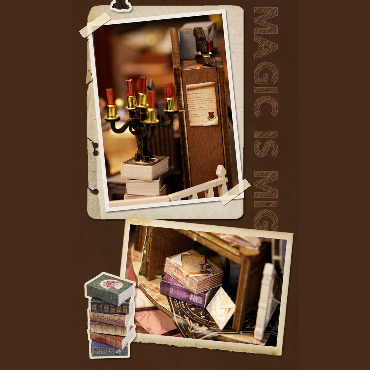DIY Miniature Dollhouse Kit with LED A874199