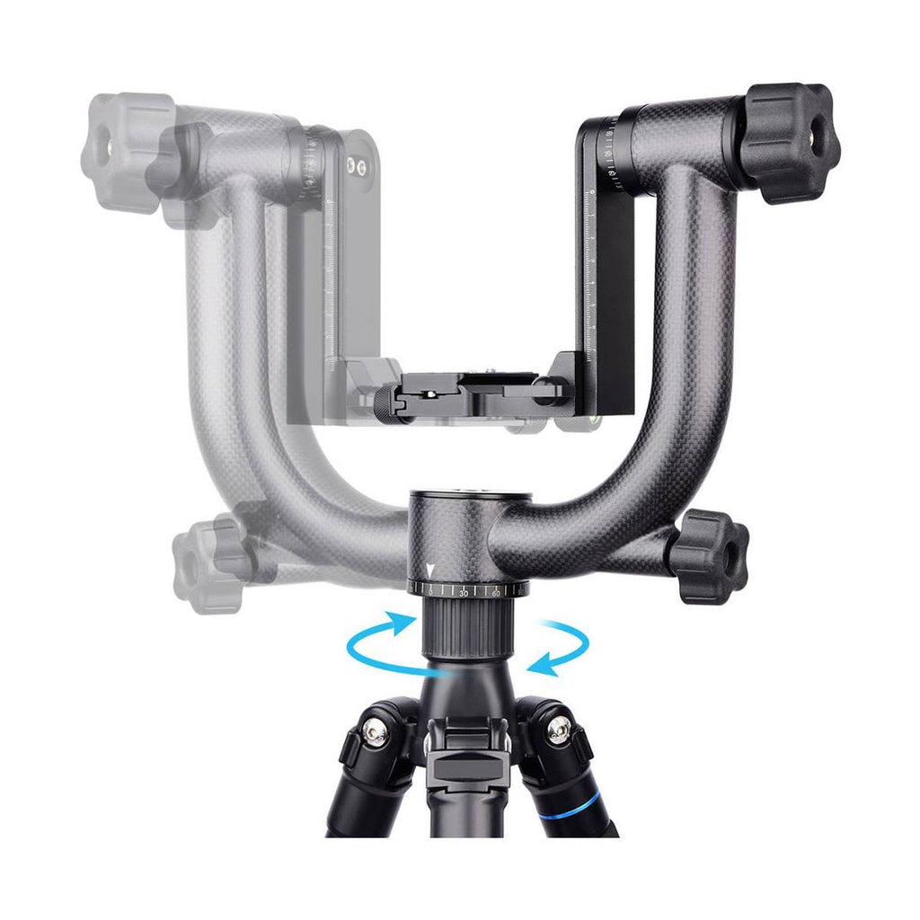 Carbon Fiber Camera Gimbal Tripod Head X546