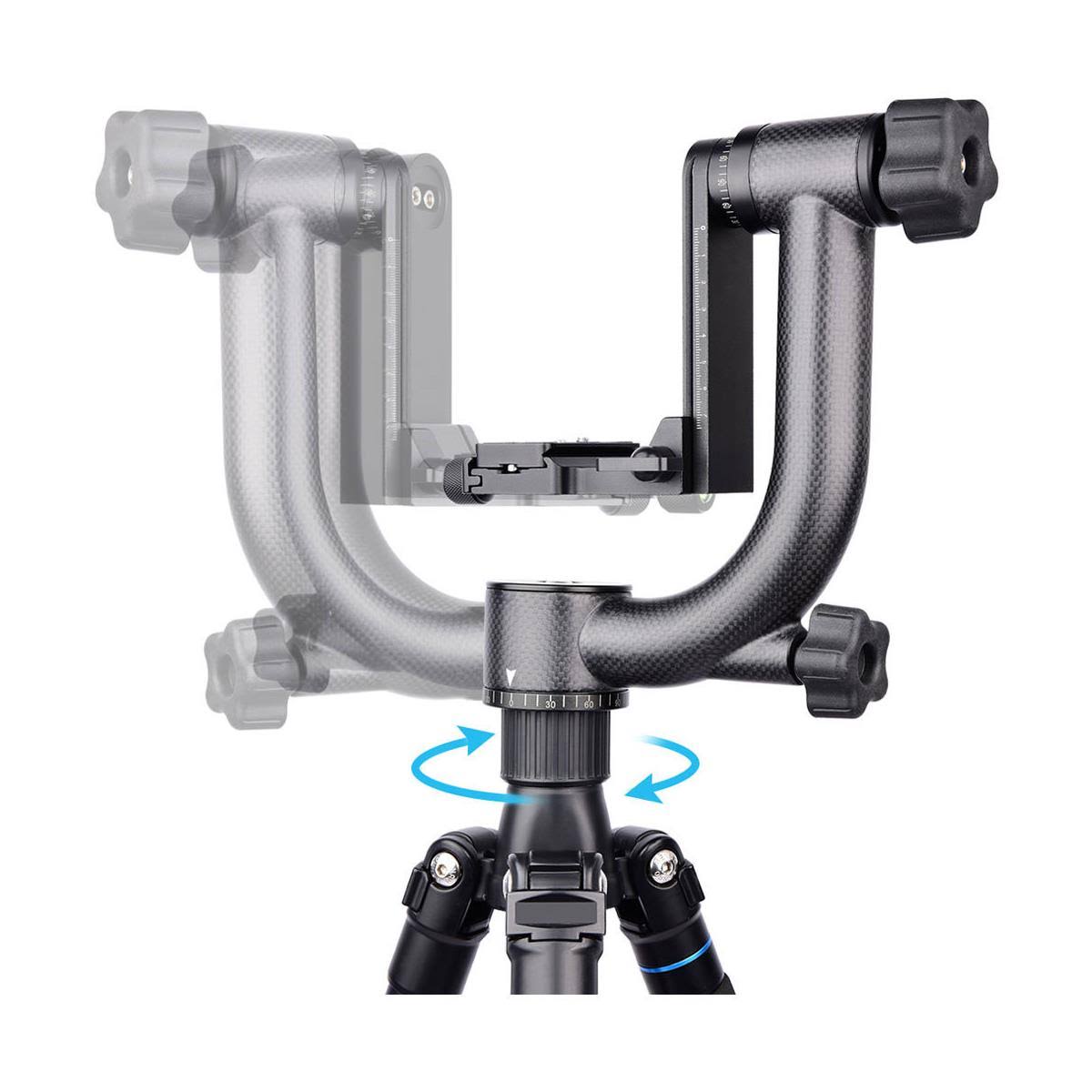 Carbon Fiber Camera Gimbal Tripod Head X546
