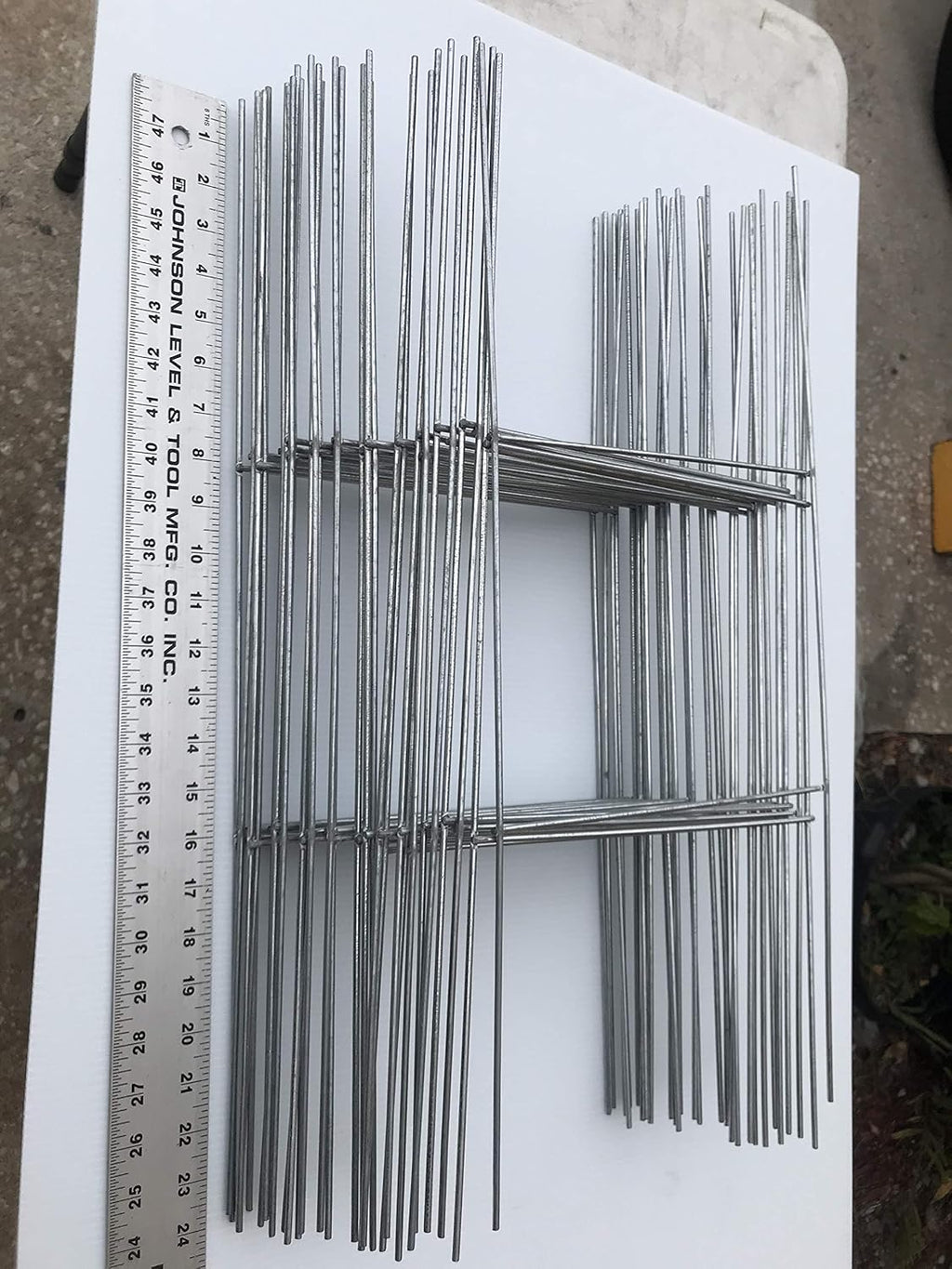 White Signs Board and Metal Stake, Pack of 2 A91775
