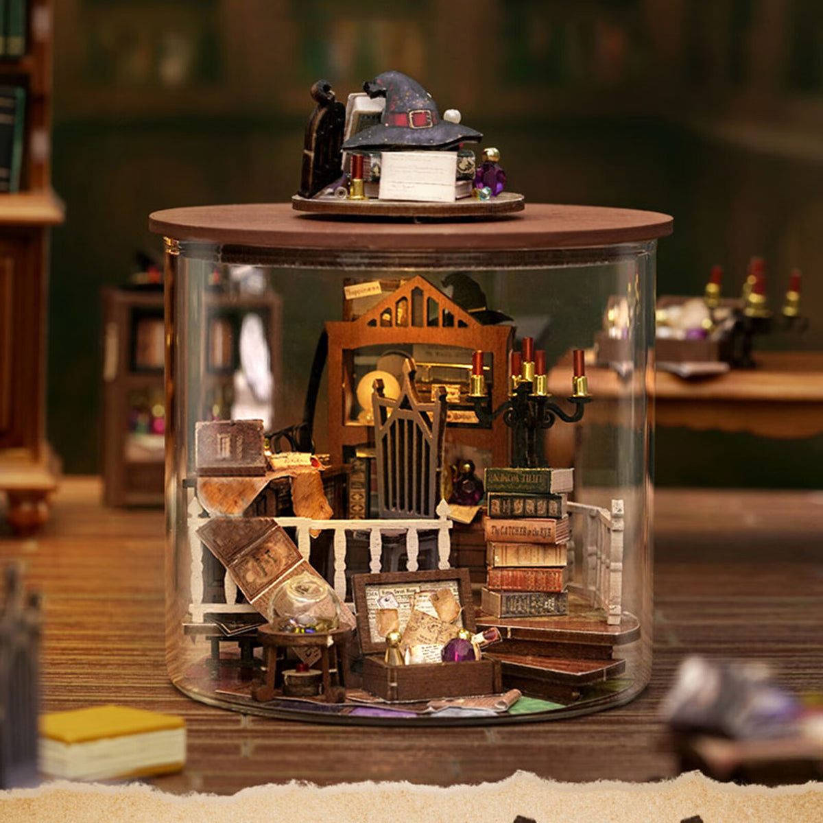 DIY Miniature Dollhouse Kit with LED A874199