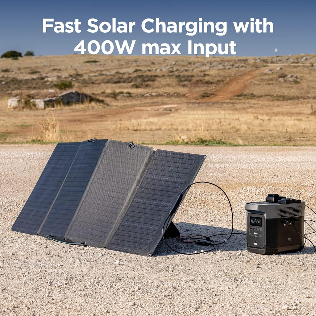 Portable Power Station with 160W Solar Panel, 1008Wh Solar Generator J29187