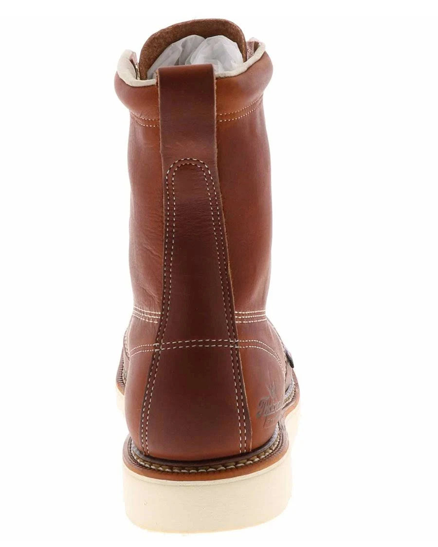 8-Inch Plain Toe Wedge Work Boots A443160